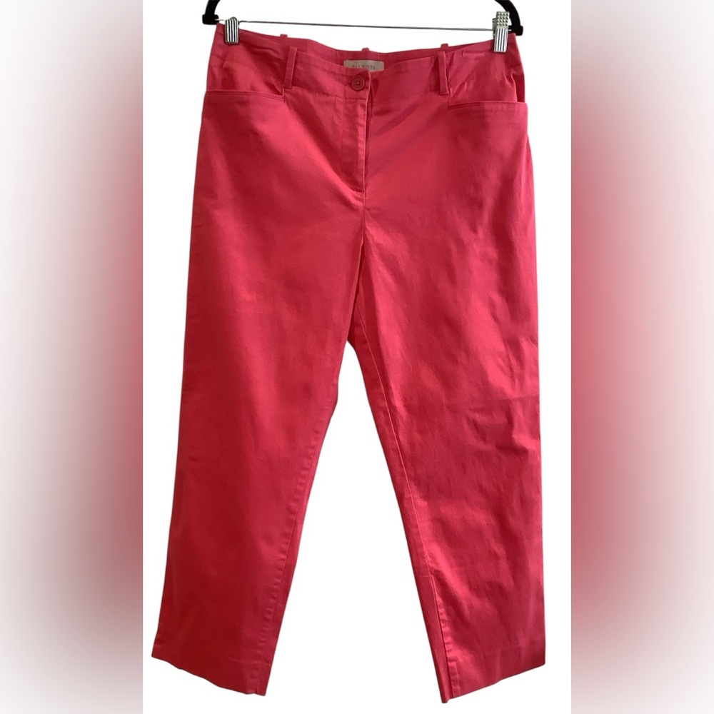 Talbots Bright Pink Ankle Pants Size 10